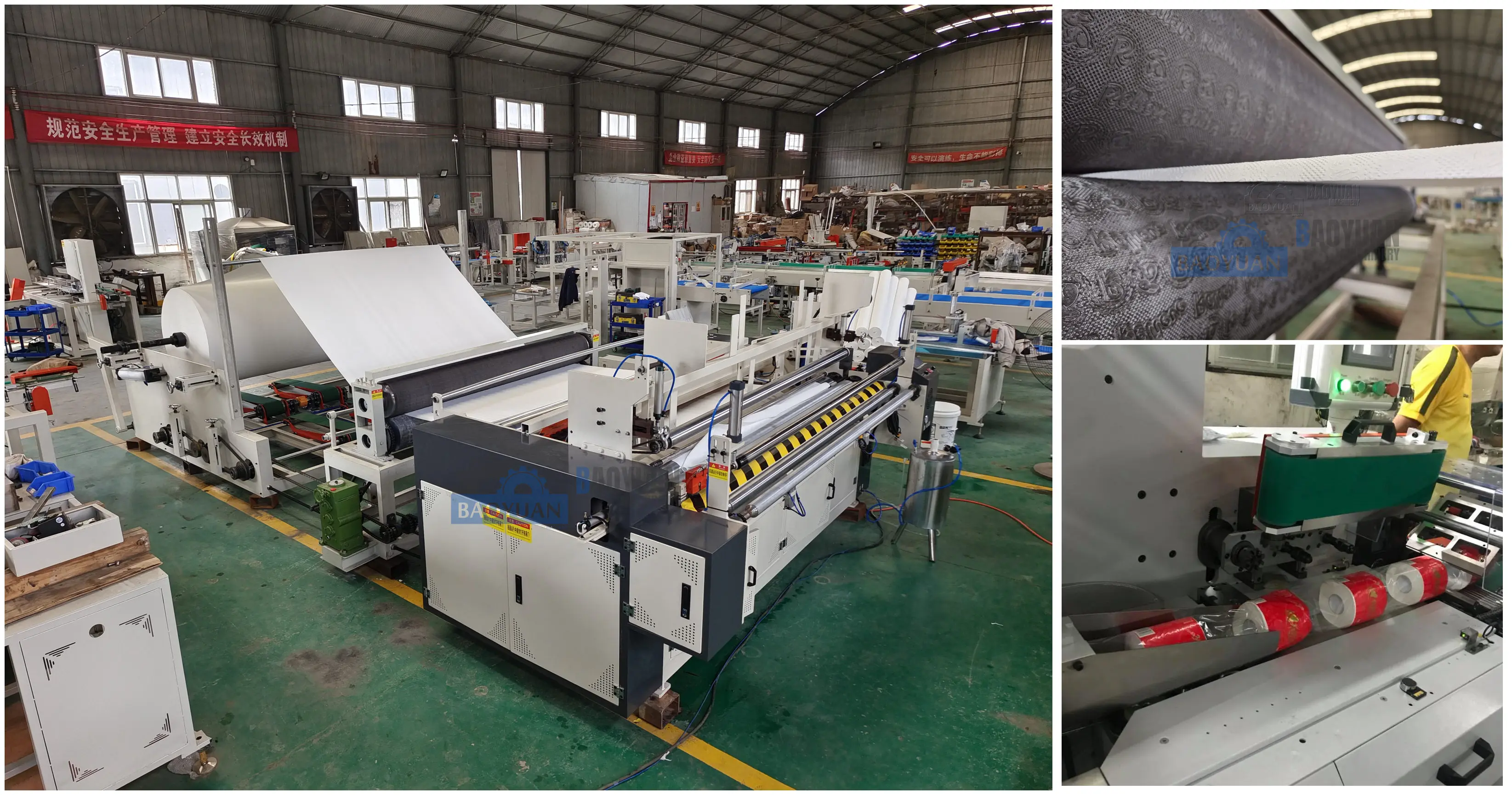 Toilet Paper Machine Production Line Toilet Paper Roll Making Machine