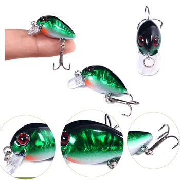 NEWUP Artificial Hard Bait Topwater Lure 1.5G ABS Material for Catfish Cod & Pike Fishing with Hooks – Popper – view 4