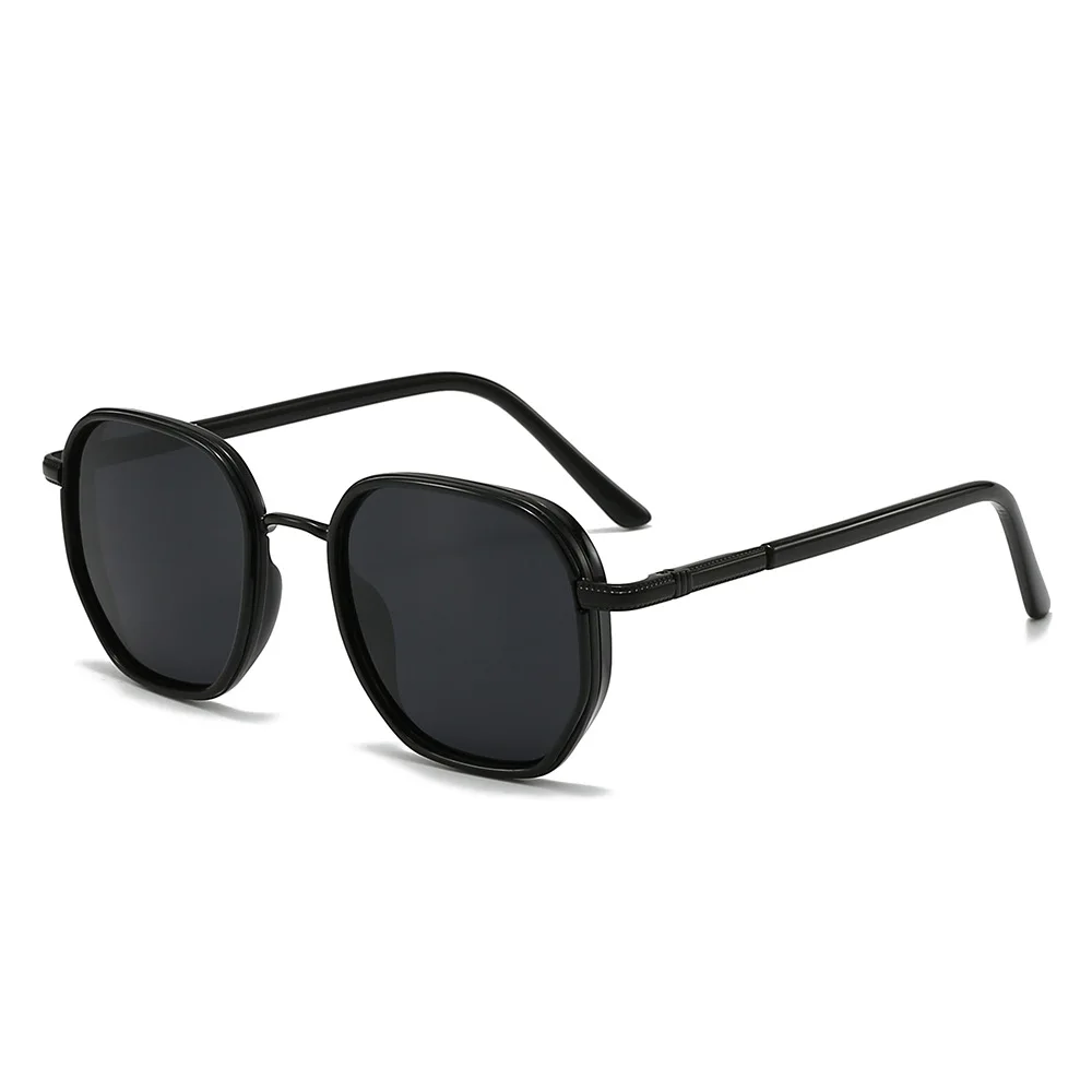 New Metal Fashion Polarized Sunglasses Men Polarized Sunglasses Women Polygonal Anti UV Polarized Sunglasses Custom Wholesale