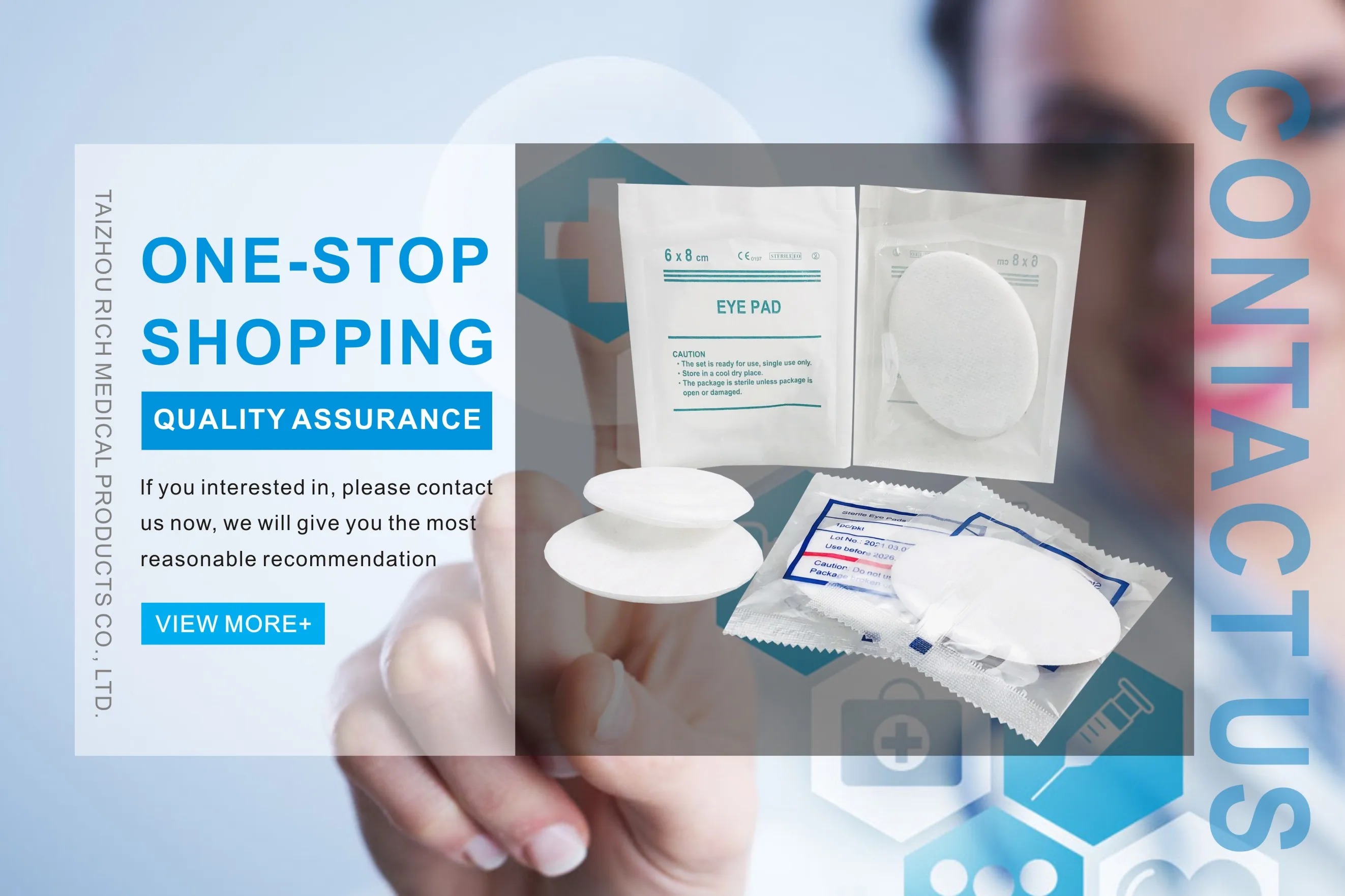 Surgical Eye Pad Nonwoven Cotton Pad Bandage Round Cotton Pads Buy