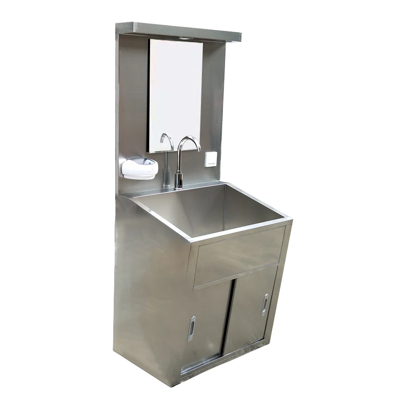 Medical Surgery Scrub Stainless Steel Single Sink Hand Washing Sink