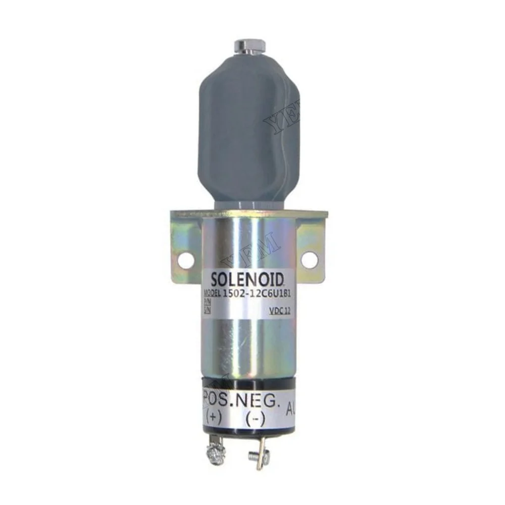 12V 3 Terminals Shutdown Stop Solenoid 2848231 for Perkins Engine 4.108 4.165 T6.3544 6.3544 3