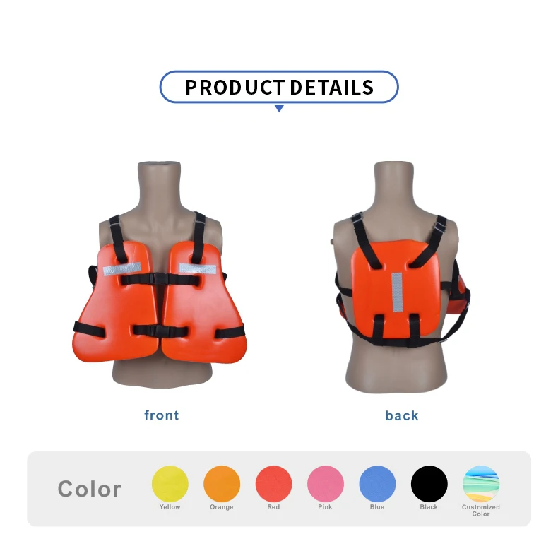 Work Safety Vest Pvc Floating For Oil Platform Life Vest - Buy Three ...