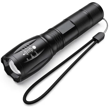 Powerful 5W LED Zoomable Handheld Light Flashlight Waterproof LED Torch Flashlights