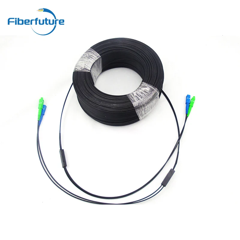 Indoor Outdoor Ftth Fiber Optic Drop Cable Patch Cord G657b3 Ftth Drop ...