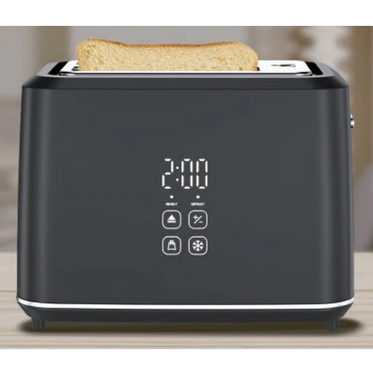 1080W 2025 Electric Touch Screen Toaster Bread Digital Smart Toaster Touch Screen with Display
