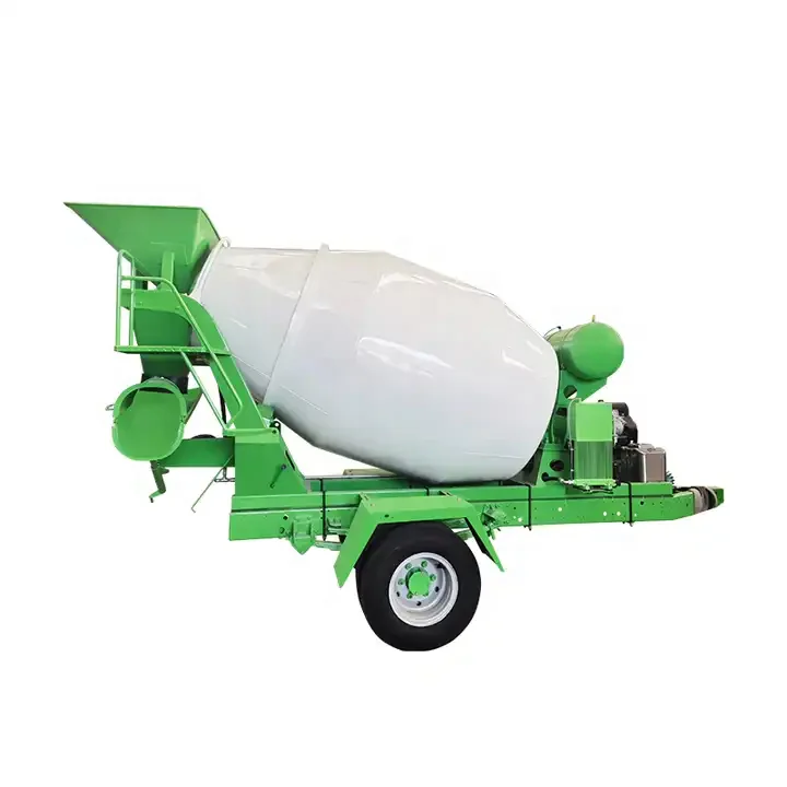 Diesel Engine Bulk Cement Tanker Semi Trailer Mobile Concrete Mixer Tank for Sale