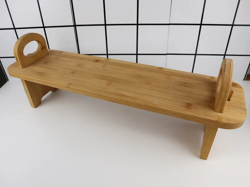 Tabletop Bamboo Multi-functional Shelf Wooden Desktop Organizer Spice Rack Shelf