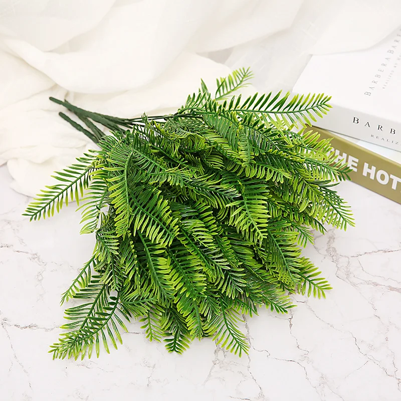 Joy Hot Sale Artificial Persian Leaf Green Plant For Plant Backdrop