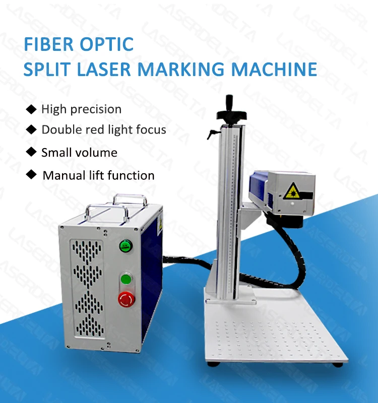 Delta 20w 30w Smart Laser Marker Machine Desktop Mini Portable Fiber ...