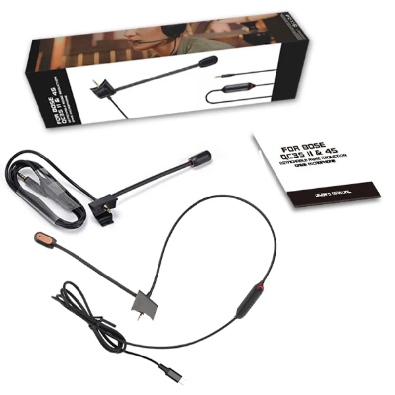 Detachable Game Microphone for Bose QC35 II Headphones