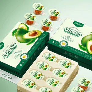 OEM SADOER Private Label Shea Nut Skin Care Beauty Products Avocado Nourish Anti Wrinkle Firming Moisturize Sleeping Facial Mask