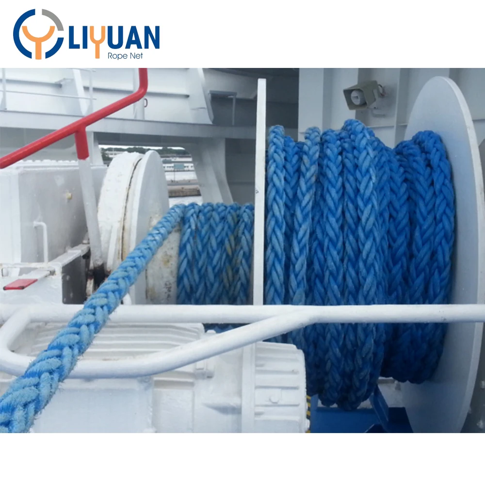 Wholesale High Stretch Polypropylene 8 Strand Boat Ships Used Marine Mooring Rope