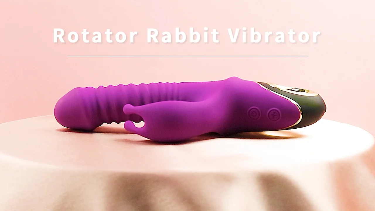 Sunfoo Rotation Sex Toy Rabbit Vibrator For Women Thrusting Rabbit Vibrator G Spot Dildo 