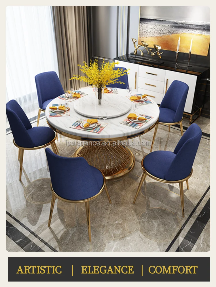 10 seater Brass basse ronde lounge living room home furniture dining basse salon small dining table