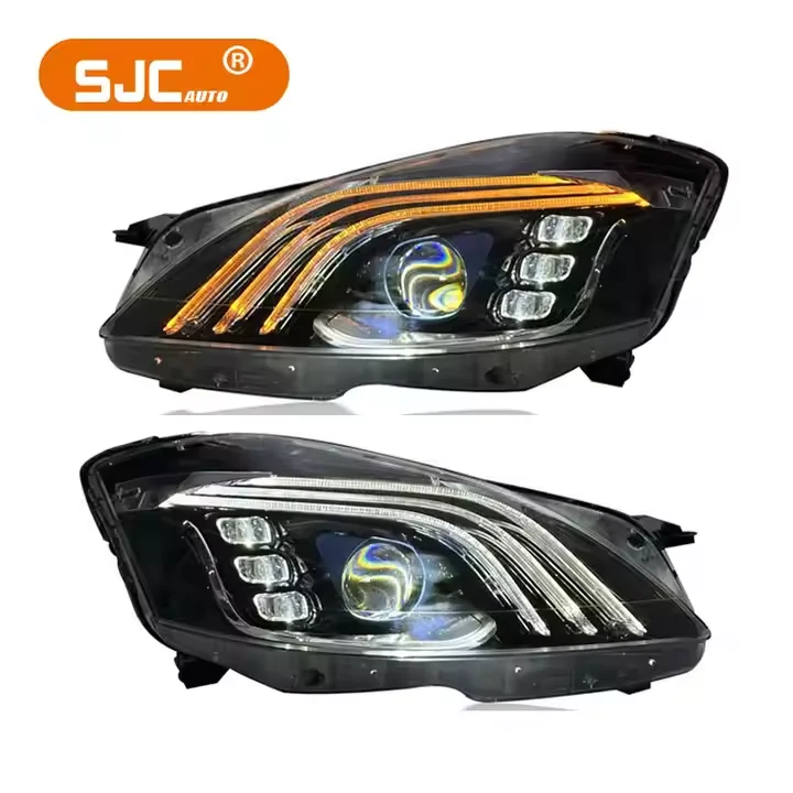SJCカーアクセサリーメルセデスベンツSクラスW221 LEDヘッドライト