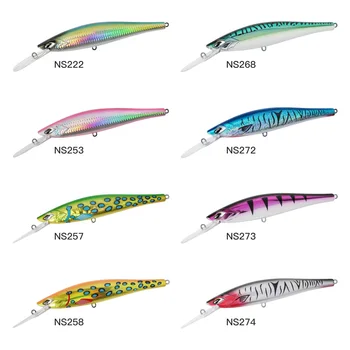 For Nobby Long Tongue Trolling Minnow 160mm/54g Stainless Steel Bionic Lure 35m Diving Depth Sea Fishing Artificial Hard Bait – Minnow – view 3