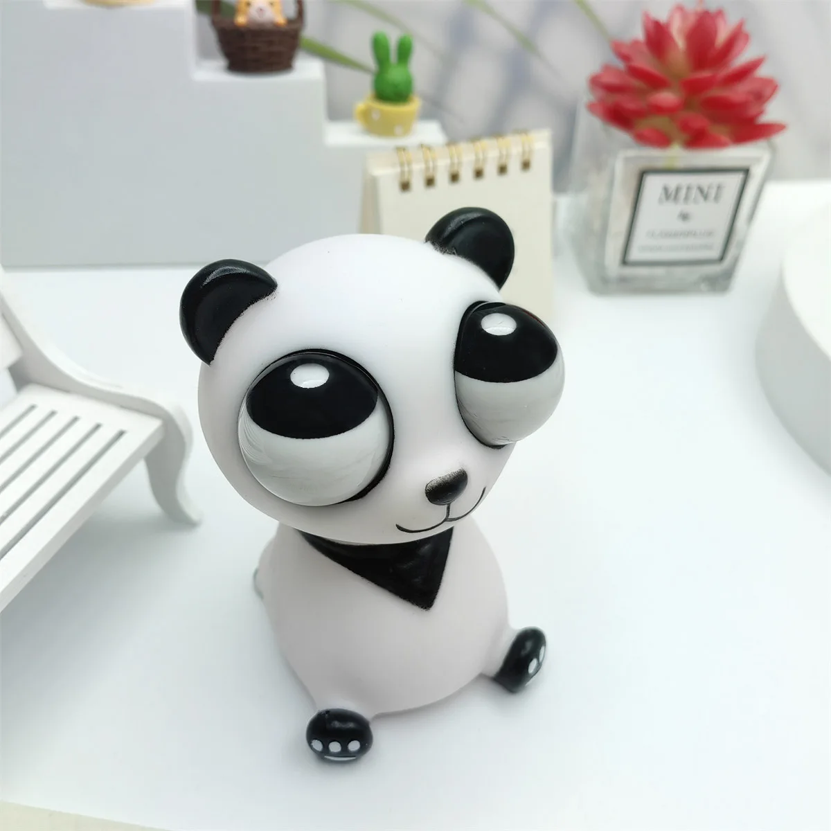 Animal Poping Eyes Squeeze Toy Boom Out Eyes Rolling Eyes Squeeze Panda ...