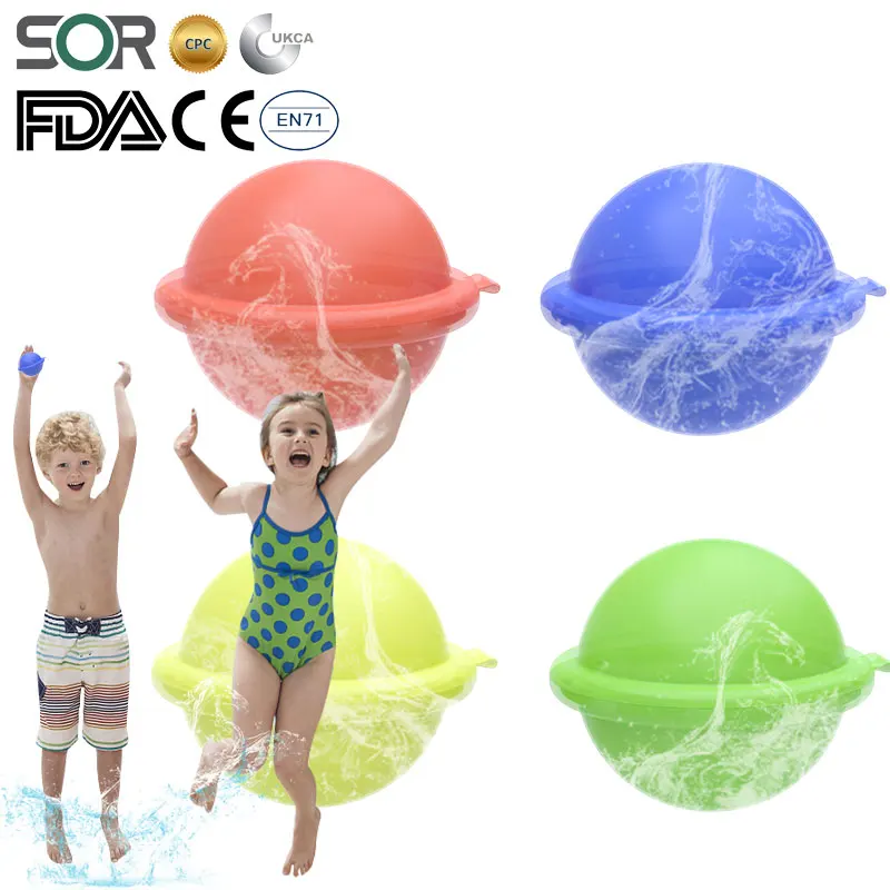 Reusable Refillable Colorful Quick Easy Fill Water Balloons Bpa Free