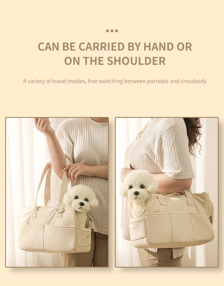 Fashion Pet Carriers Travel Products Outdoor Breathable Cute Easy Carry
