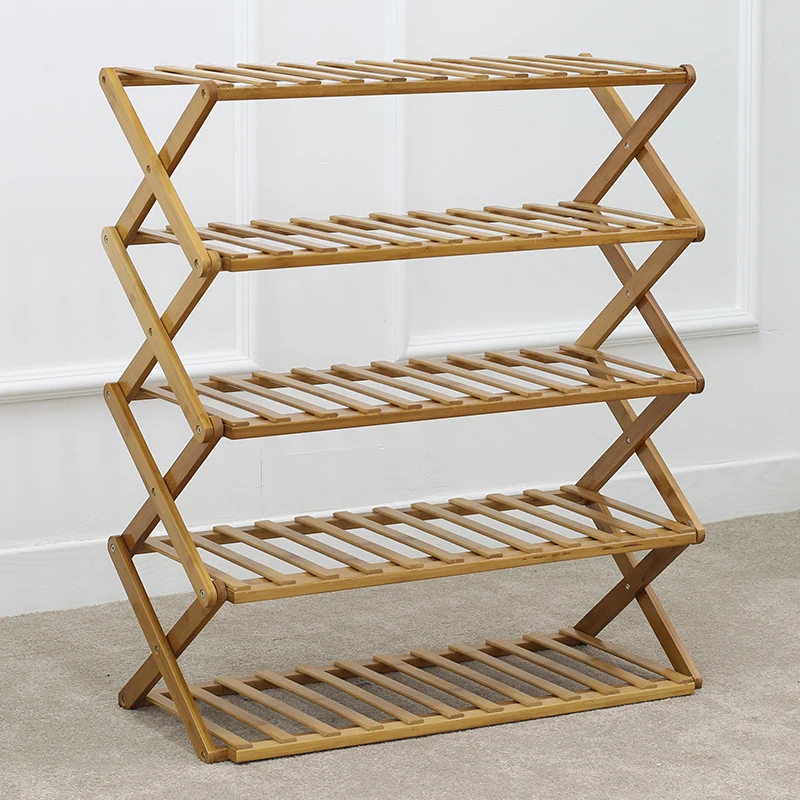 Деревянная полка для специй, 5 ярусов, без сборки