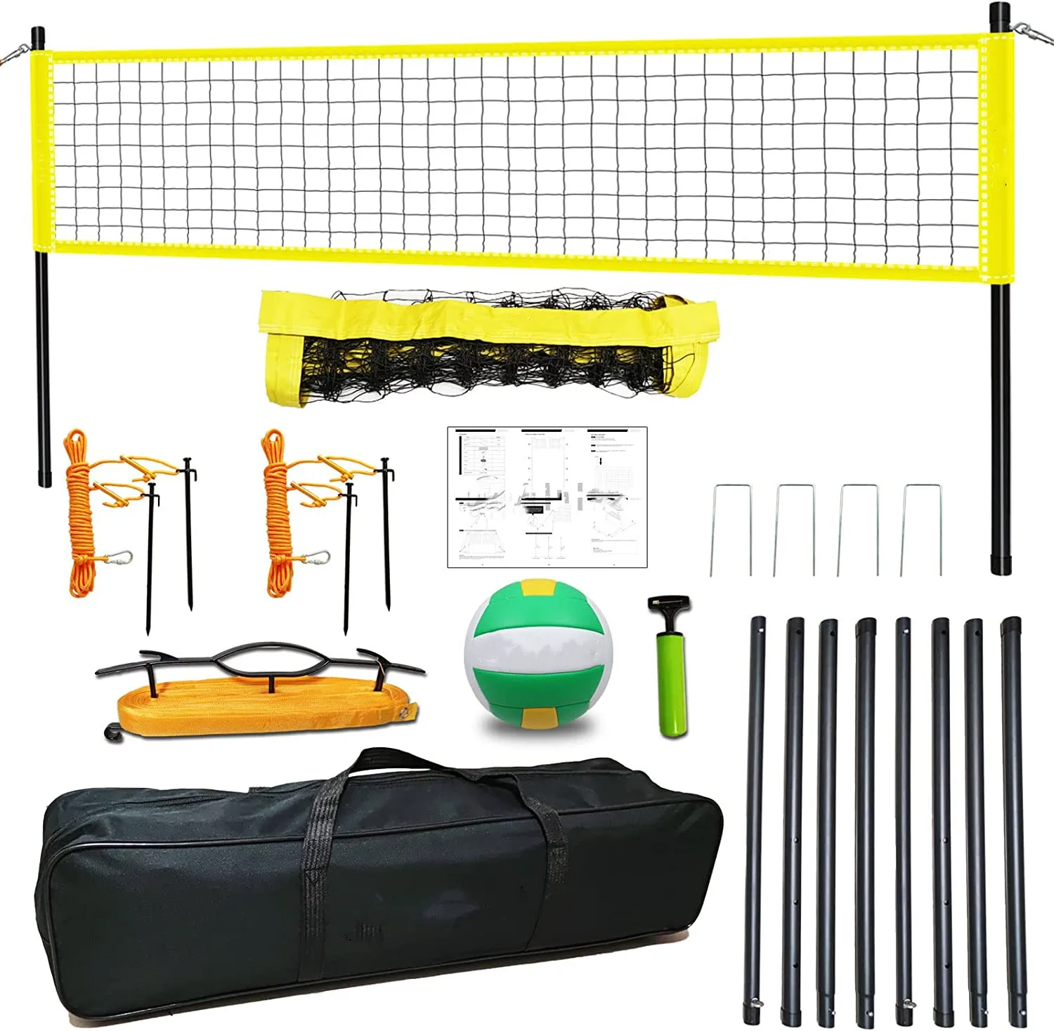 Vn10a Adjustable Tennis Net Volleyball Net Badminton Net,Outdoor