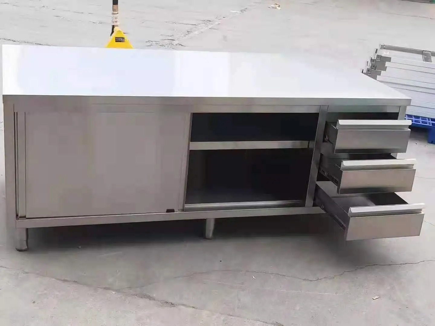 Commercial Kitchen Drawer Cabinet Stainless Steel Kitchen Cabinet With   H52dfe43c82854a9d981306f991eeffc7r 