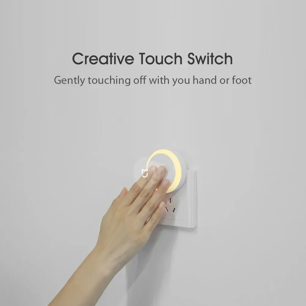 Original Xiaomi Mijia Night Light LED Energy-saving Adjustable Brightness Touch Switch Smart Motion Magnetic LED Plug