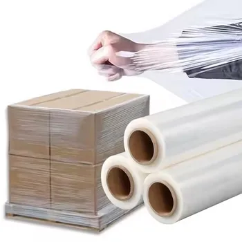 High Quality Plastic Wrap Packaging Transparent Stretch Wrapping Roll Film PE Stretch Film