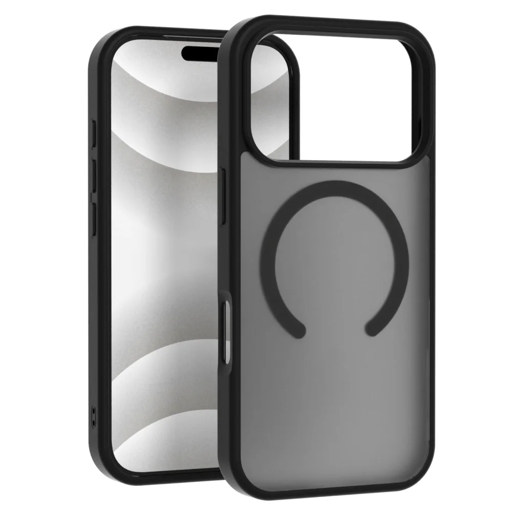product laudtec frosted clear mobile phone cases magnetic charging shockproof skin friendly cover for iphone 17 air 16 pro max sjk1063-10