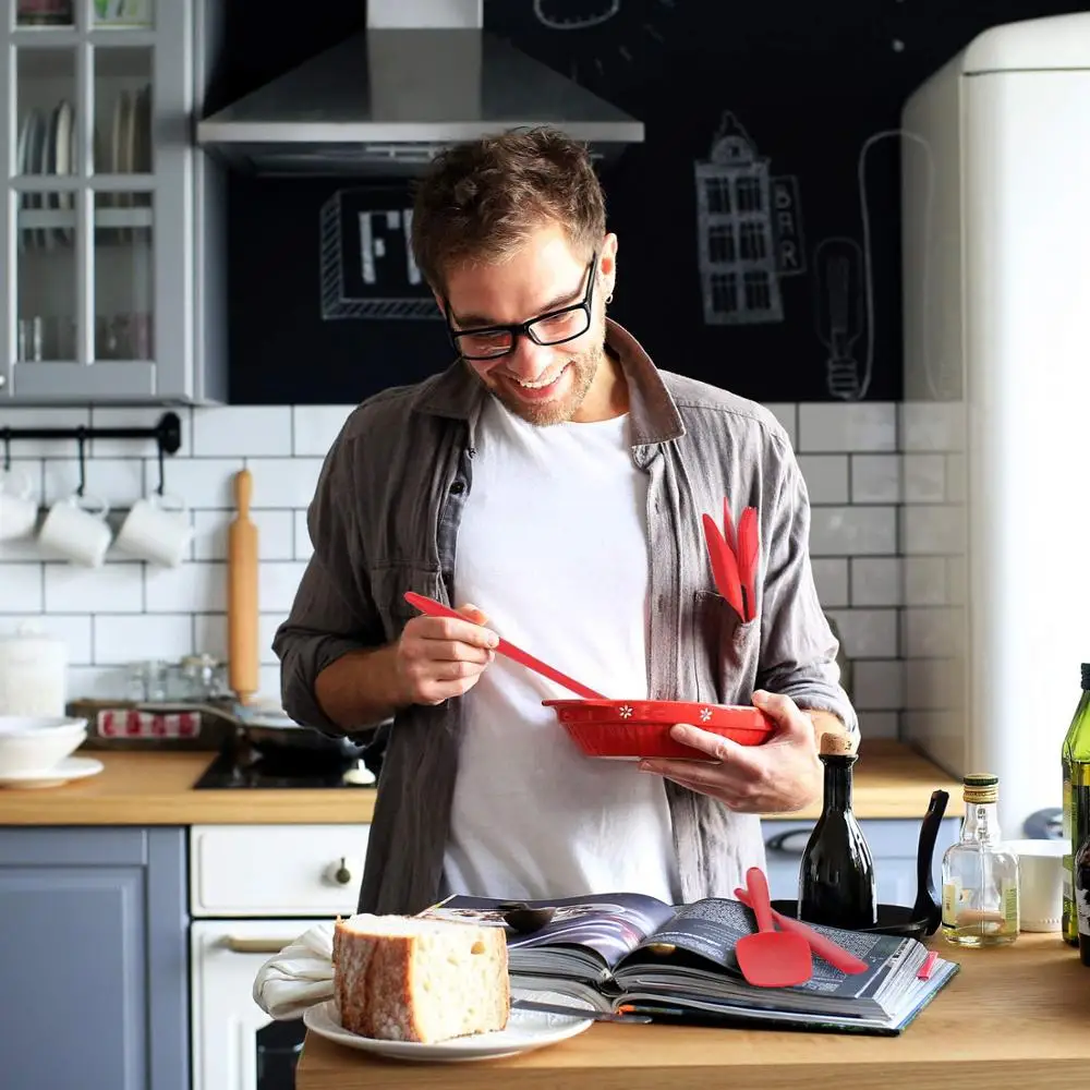 Pcs Set Portable Non Stick Camping Kitchen Dining Utensil Set Heat  Resistance Kitchen Wares Set Cooking Utensil