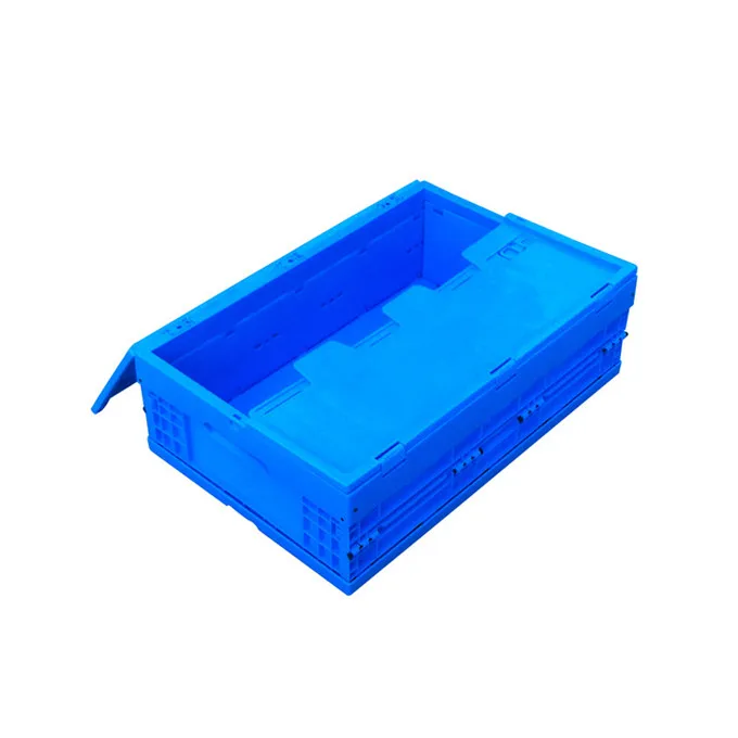HUADING Storage Boxes Lid Attached Folded Plastic China Factory Storage Boxes & Bins Food Container Eco-friendly Foldable