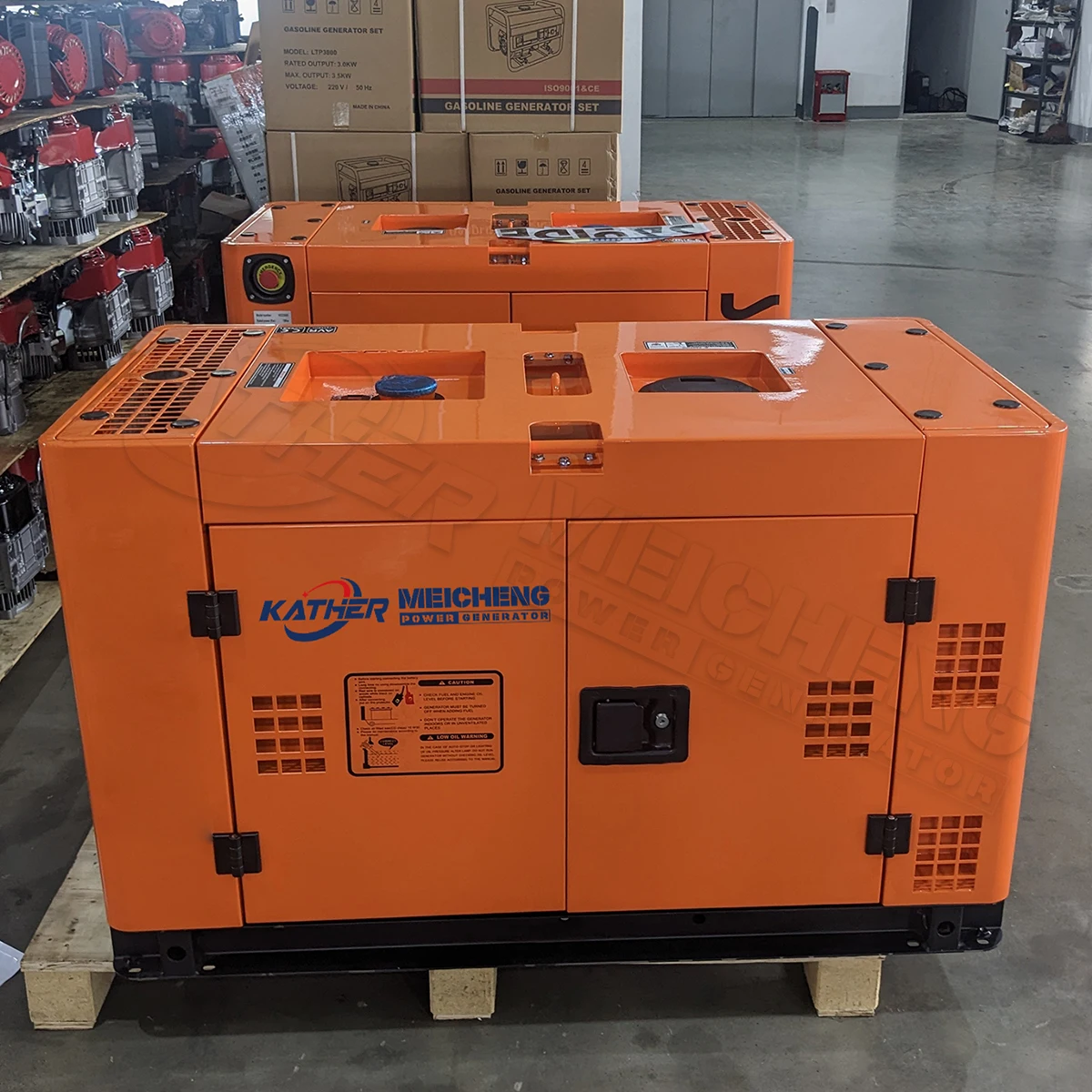 Stromerzeuger Set Leiser Dieselgenerator 11kW-50kVA 15kW Elektrische Stromerzeuger 60Hz Frequenz 230V/240V Nennspannung Günstiger Preis