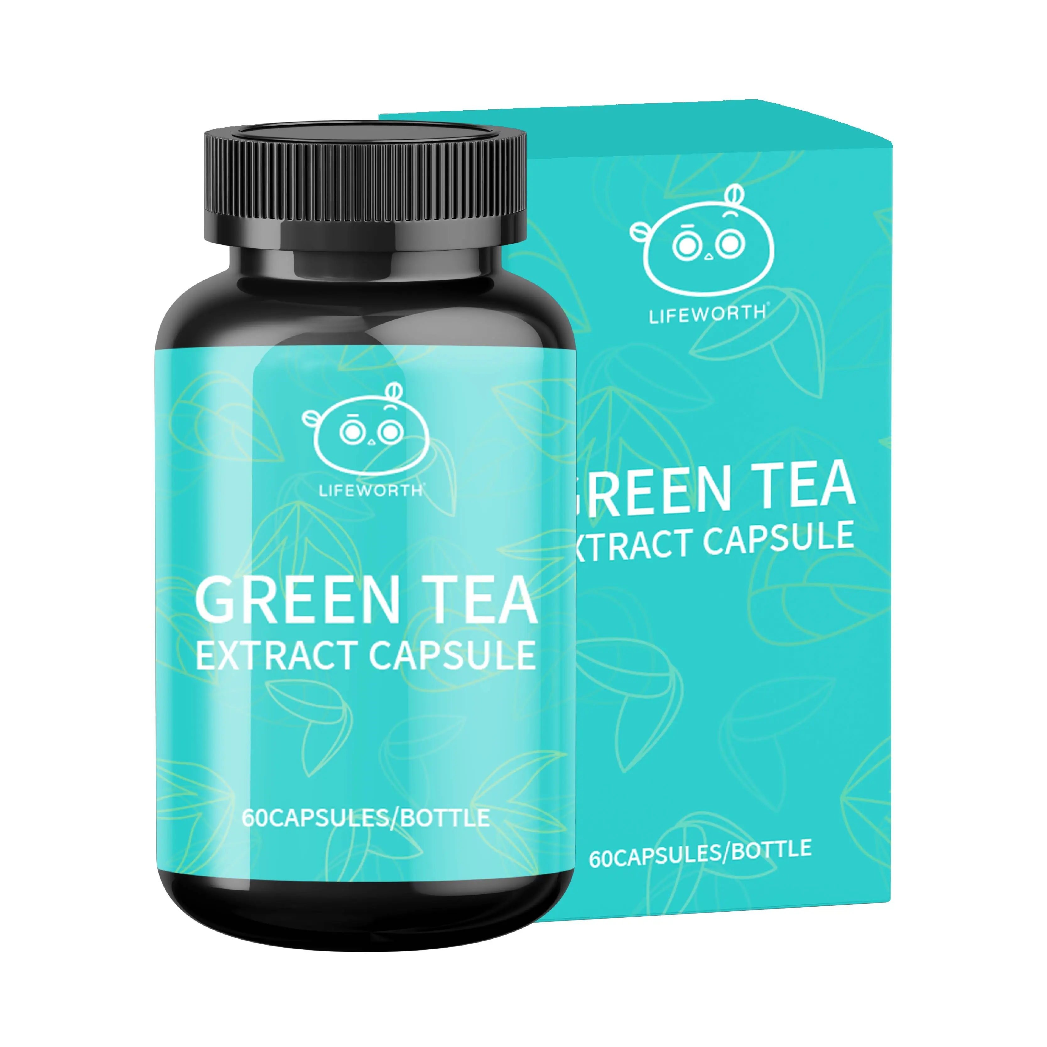 Lifeworth private label pre workout weight loss tea diet green tea capsule