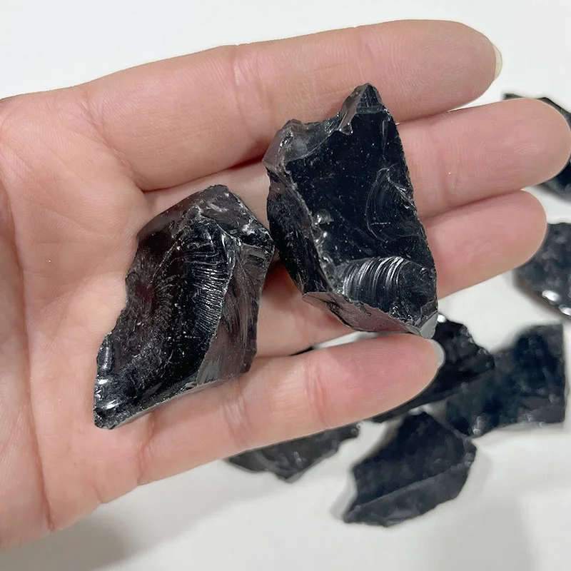 Bulk Wholesale Natural Gemstone Rough Crystal Stones Obsidian Rock Raw Crystal Stone for Sale