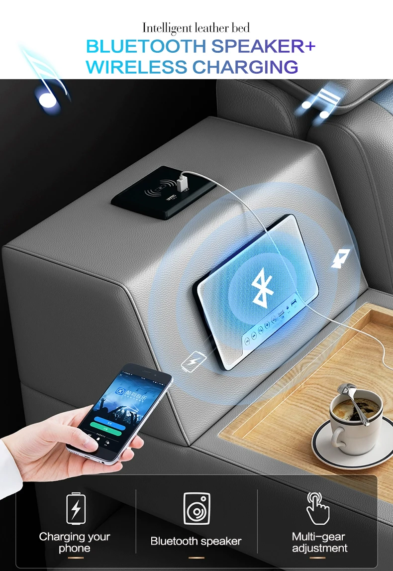 Queen Bed Frame Upholstered Bed Modern With Wood Girls Bedroom Sets