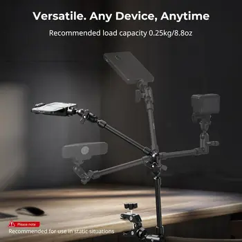 SMALLRIG 22\" for Magic Arm Clamp Flexible Overhead Desk Camera Mount Mobile Phone Holder Articulating Friction Boom Arm detail image
