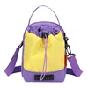 Yellow with purple
