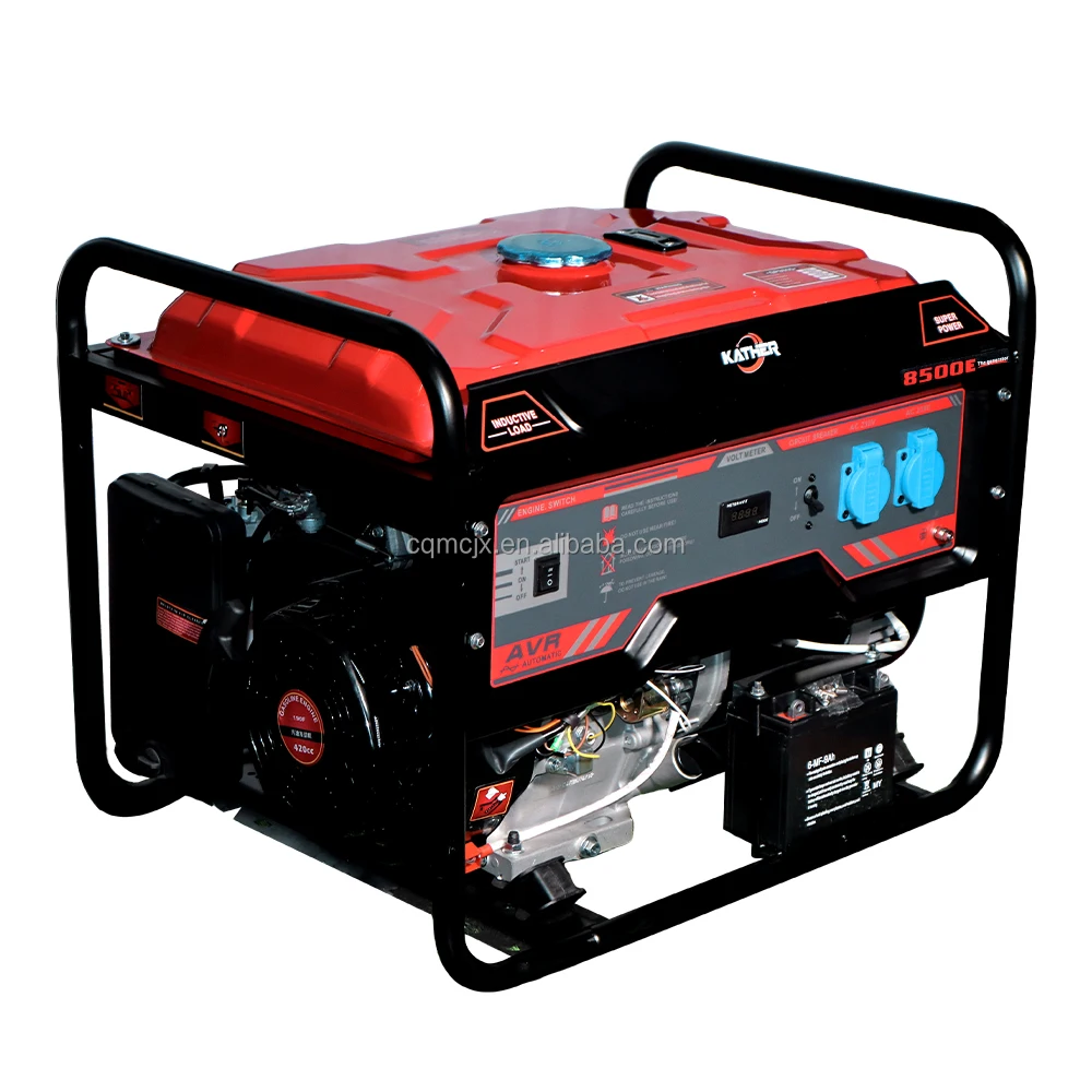 6.5kva 6.5kw 6500w 6500 Watts 50hz/60hz Gasoline Generators Electric Start Open Frame Petrol Generator Ac Generators details