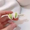 clip a becco d'anatra pistacchio