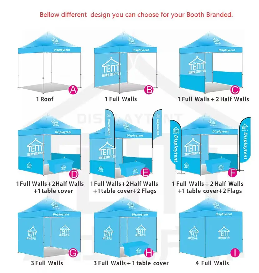 Factory OEM Outdoor Small Mini 10 X 10 Pop up Greenhouse Canopy Tent Customized Canopy