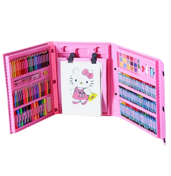 Wholesale 176-Piece Trifold Easel School Kids Stationery drawing art set