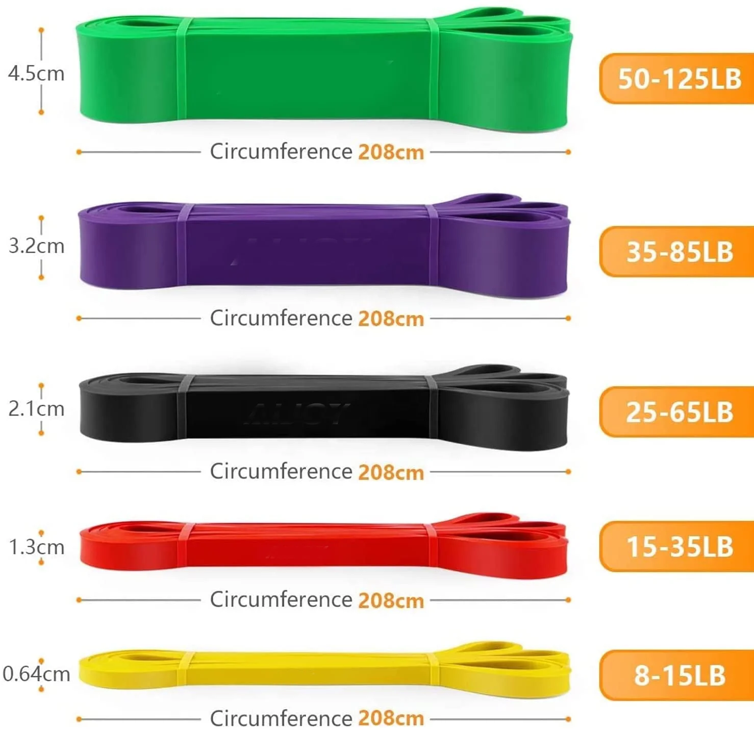 Gym Power Loop Bands for Pulling up and Fitness and Booty Bands