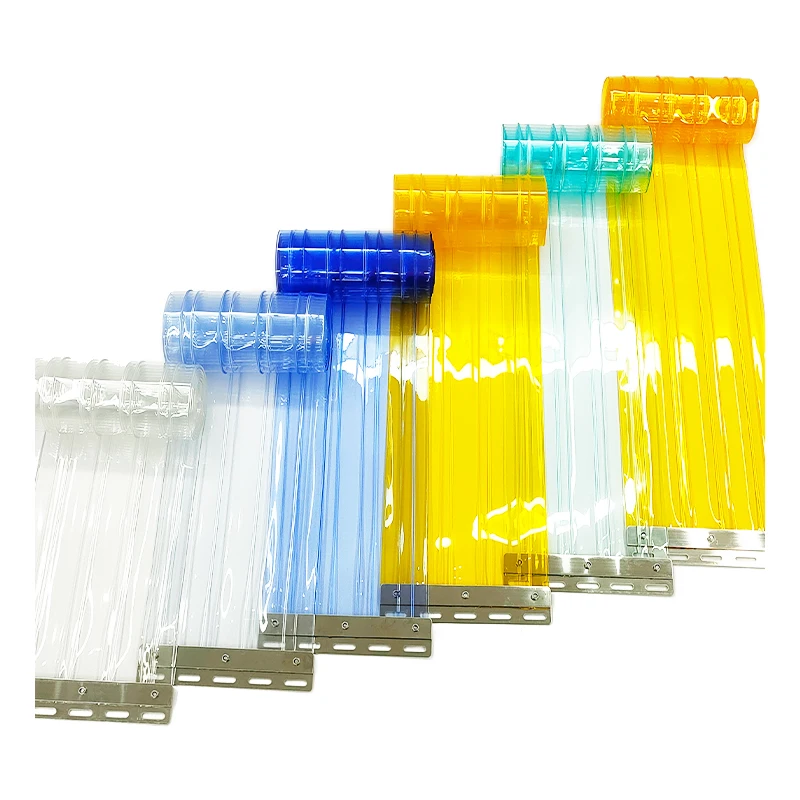 Clear Curtains Windows Sheet Transparent Heat Proof Dust Antistatic Flat Flexible Nylon Reinforced Pvc Plastic Sheets Roll