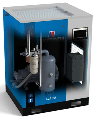Liutech Atlas_copco_head air Compressor LU15 PMi 15KW 7bar China Manufacturer Pneumatic Screw 300 Cfm air Compressor