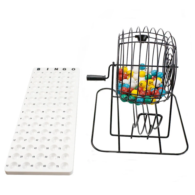 Машинка для игры в бинго 18 карт 75 мячей