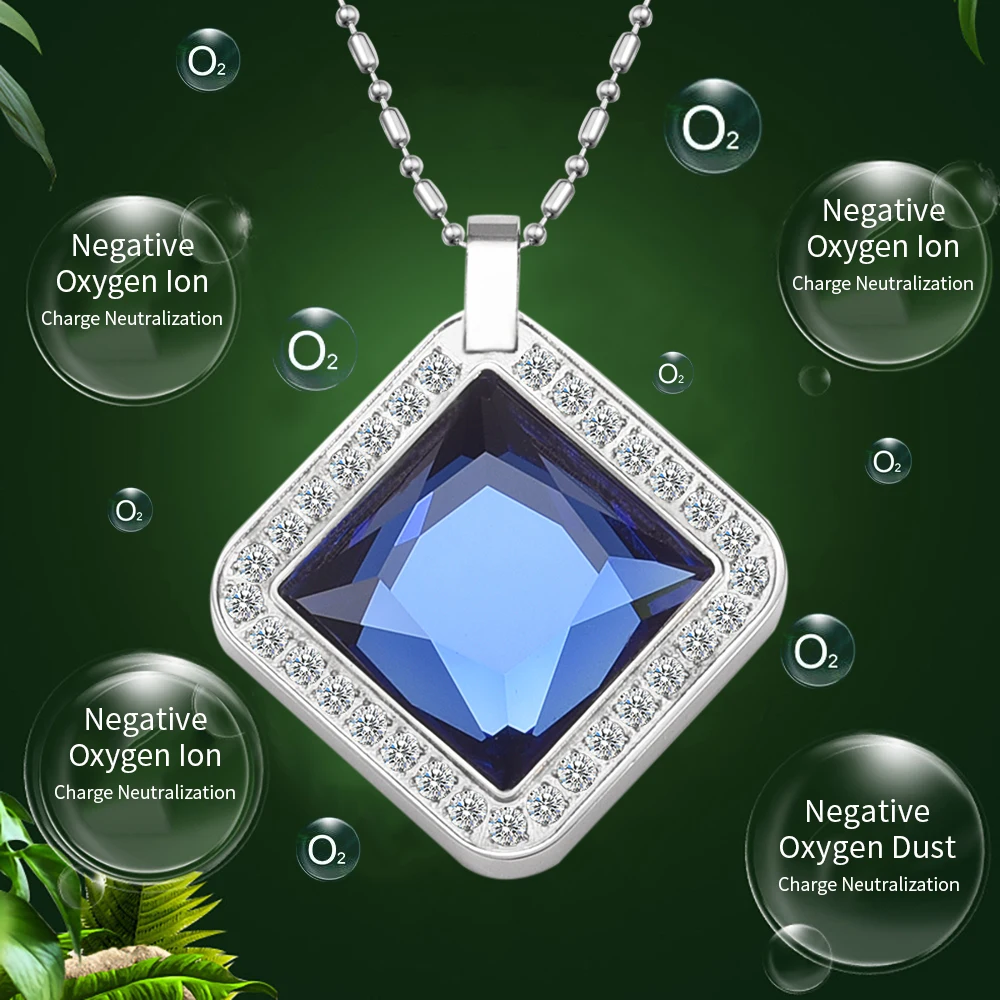 Energinox Anion 100% Genuine Solar Biowill Japan Necklace Lava Nano Quantum Science Bio Scalar Energy Pendant