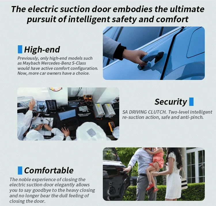 good quality accessories electric suction door lock soft close door for mercedes benz g class power suction door-1