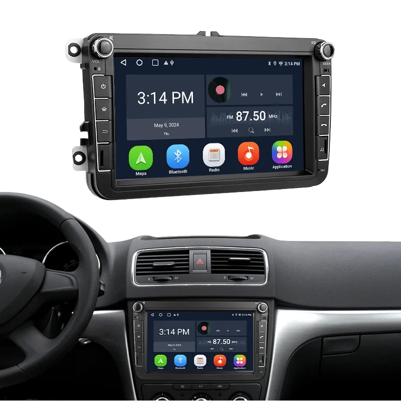 9INCH Car Stereo Radio Fascia Panel Trim for Navigation Android Dashboard USB