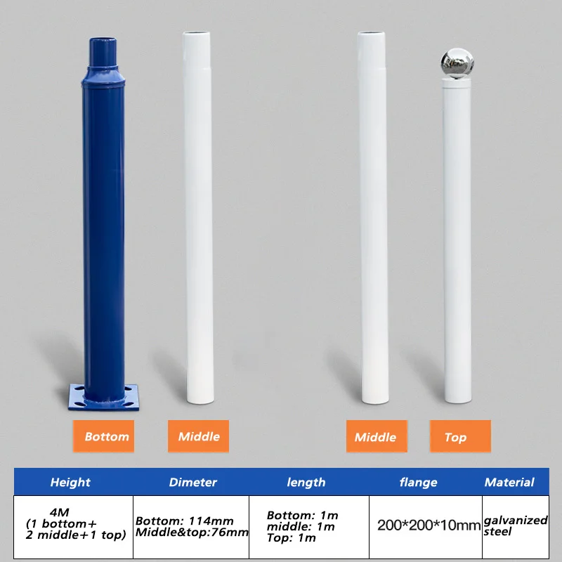 Новый дизайн, оцинкованный светодиодный уличный фонарь на солнечной батарее в раздельном стиле, садовый фонарь, столб, столб для лампы
